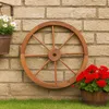 Wagenrad Heidi aus Fichtenholz Ø 60cm, 3 cm tief, rustikal, Produktbild-Vorschau 2