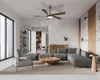 Ventilatore da soffitto a risparmio energetico con luce LED Anteprima dell’immagine prodotto 4