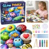 Kit créatif DIY pour peindre des pierres, peintures Voir les images du produit 1