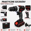 AJIEQAQ Wkrętarki akumulatorowe 21V, wiertarko-wkrętarka Podgląd zdjęcia produktu 7