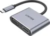 UNITEK D1049A Stacja dokujca/replikator USB 2.0 Type-C do Podgląd zdjęcia produktu 1