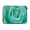 MuchoWow® Laptop Hülle 14 ZollMintgrüne Rose Laptoptasche - Produktbild-Vorschau 1