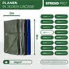 Plachta Plachta Light 2x8 m, 65 g/m, krycí, zelená, s oky Náhled obrázku produktu 3