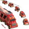 Grosses Feuerwehrauto Mit Motorisierten Autos, Produktbild-Vorschau 10