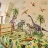 2er Set Dinosaurier Wandsticker – Selbstklebende Deko für Produktbild-Vorschau 4