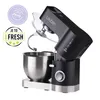 A black kitchen mixer with a silver bowl, on a white background. Náhled obrázku produktu