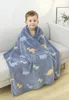 Leuchtdecke 150x200 cm – Weiche Kinderdecke mit Dino-Motiv, Produktbild-Vorschau 4