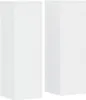 vidaXL Support pour plantes 2 pcs. Blanc 33x33x100 cm Bois Voir les images du produit 1