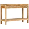 vidaXL Konzolový stolík s 2 zásuvkami 110x35x75 cm Masívne Náhľad obrázku produktu 4