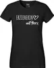 Huuraa Damen T-Shirt Erzieherin mit Herz XXL Black Bio Produktbild-Vorschau 2