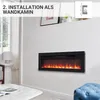Elektrický krb, vestavný krb BALDERIA Agnes 36 – výkon až Náhled obrázku produktu 3