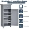 COSTWAY Badezimmerschrank Badschrank, Bodenschrank Produktbild-Vorschau 5