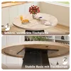 TWSOUL Esstisch Runder Esstisch 100 cm,Küchentisch mit Produktbild-Vorschau 4