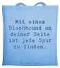 Mr. & Mrs. Panda Jutebeutel Spruch Bloodhound Spur - Sky Produktbild-Vorschau 1