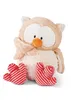 NICI Kuscheltier Eule Kopf drehbar 46097 - NICI Plüscheule Produktbild-Vorschau 1