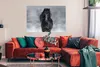 MuchoWow® Poster Pferd - Schwarz - Smoke 120x80 cm - Bilder Produktbild-Vorschau 2