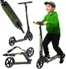 A collage of images showing a boy with a scooter, and different views of the scooter itself. Náhľad obrázku produktu