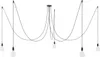 Creative Cables Spider 5 Falls Hängelampe Schwarz  Schwarz Produktbild-Vorschau 1