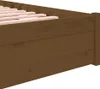 Massivholzbett Honigbraun 120x190 cm Produktbild-Vorschau 6