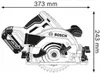 Scie circulaire sans fil Bosch GKS 18 V-57 G, version solo, Voir les images du produit 22
