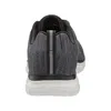 The back view of a charcoal and black Skechers Track - Front Runner shoe against a white background. Náhľad obrázku produktu