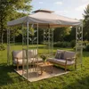 Ersatzdach mit PVC-Beschichtung - Farbe: BEIGE - mit Produktbild-Vorschau 5