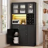 BEALIFE Küchenhochschrank 100x40x180 cm mit LED-Licht, Produktbild-Vorschau 7