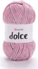 A ball of pink yarn with a label. Produktbild-Vorschau