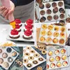Edelstahl Muffinform für 12 Muffins 1 Stück - Hochwertige Produktbild-Vorschau 7