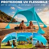 ELONEO, tenda parasole Strandzelt, protezione solare 50+, Anteprima dell’immagine prodotto 6