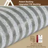 Treppenmatte quadratisch beige 76x76 cm rutschfest waschbar Produktbild-Vorschau