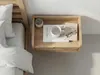 CONSOLE DE NUIT MURALE WOHNLING, 45x30 cm, en bois d'acacia Voir les images du produit 4