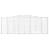 vidaXL Gabionen mit Hochbogen 5 Stk. 400x30x140/160cm Produktbild-Vorschau 4