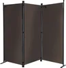 Paravent 3 Teilig 170 x 165 cm Beigegrau - Garten & Balkon Produktbild-Vorschau 1