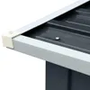 vidaXL Houtopslag, verzinkt staal, 330 x 92 x 153 cm, Productafbeelding-voorbeeld 5
