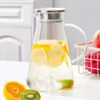 2.0 Liter 70 Unzen Glas Krug karaffe mit Deckel Eistee Krug Produktbild-Vorschau 1