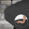 ML-Design Esszimmerstühle drehbar 6er Set Dunkelgrau Produktbild-Vorschau 3