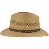 Luftiger Gartenstrohhut Traveller mit Kunstlederband von Hut-Breiter in beige Produktbild-Vorschau