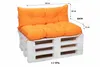 Cuscini per pallet arancione| Cuscino per seduta 120x50 + Anteprima dell’immagine prodotto 2