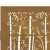 Záhradná brána 100x100 cm, corten oceľ, bambusový dizajn Náhľad obrázku produktu 10