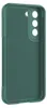 The back of a green phone case is shown against a white background. Produktbild-Vorschau