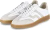 A pair of white and beige Gant sneakers with a brown sole, shown from a slightly elevated side angle against a white background. Produktbild-Vorschau