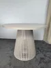 Table de salle à manger ronde DOVER à lattes, diamètre : 90 Voir les images du produit 6