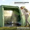 Outsunny Tunnelzelt für 4 Personen, Campingzelt mit Tür, Produktbild-Vorschau 5