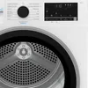 Close-up of a white dryer control panel and drum. Produktbild-Vorschau