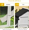 PawHut Clapier cage š€ lapins rongeurs XXL clapier nain 2 Voir les images du produit 7