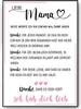 Danke Liebe Mama Poster Danksagung DIN A4 Kunstdruck Produktbild-Vorschau 1