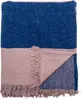 Bloomingville Cadeo Decke, Blau, Recycelte Baumwolle Produktbild-Vorschau 1