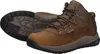 A pair of brown Skechers waterproof hiking boots shown from a diagonal angle against a white background. Voir les images du produit