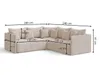 GrainGold Ecksofa L-Form Ardi - Ecksofa mit Schlaffunktion, Produktbild-Vorschau 7